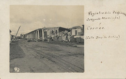 Real Photo Nueva Gerona Isle Of Pines  After Earthquake Court House And Post Office Calle Benito Ortiz - Cuba