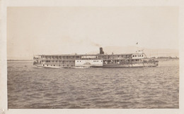 EGYPT - COOK'S TOURIST STEAMER EGYPT OF LUXOR - REAL PHOTO POSTCARD RPPC - Louxor