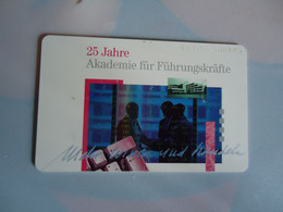 GERMANY USED CARDS  6DM  ACADEMY - Otros & Sin Clasificación