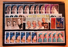 Great Britain Angleterre -  Small Batch Of 35 Stamps Royal Family Used - Other & Unclassified