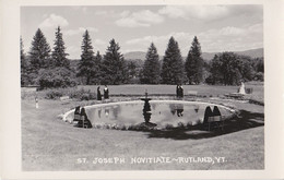 RUTLAND VERMONT - ST. JOSEPH NOVITIATE CONVENT - REAL PHOTO POSTCARD RPPC - Rutland