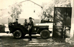 Véhicule JEEP Modèle ? * Armée Française * Photo Ancienne * Automobile Voiture Militaria Jeep - Matériel