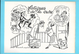 PUBLICITE MEDICALE- 1955---Laboratoire ROBILLIART à BIEVRES---Les Fatigués--illustration PIERRE SOYMIER--voir 2 Scans - Werbung