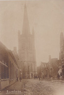 RUMBEKE BIJ ROESELARE OORLOG 1914-1918 DORPZICHT AAN DE KERK - FOTOKAART - Roeselare