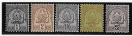 Tunisie N°9/10 & 12,15/6  - Neufs * Avec Charnière - TB - Unused Stamps