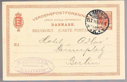 Danmark, 1911, For Berlin - Covers & Documents