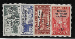 Maroc N°200/203  - Neuf * Avec Charnière - TB - Unused Stamps