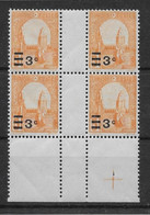 Tunisie N°154 - Bloc De 4 Interpanneau Croix De Repère - Neuf ** Sans Charnière - TB - Unused Stamps