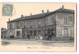 CPA 91 Liers La Trois Routes - Sainte Genevieve Des Bois