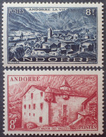 FD/3666 - 1948/1951 - ANDORRE FR. - PAYSAGES - N°127 à 128 NEUFS** - Neufs