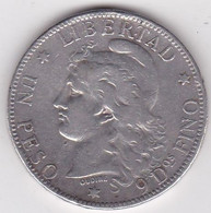 Argentine 1 Peso 1882 Patagon, En Argent, KM# 29 - Argentina
