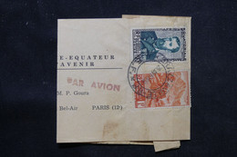 A.E.F. - Bande Journal De Brazzaville Pour Paris En 1956 - L 75307 - Covers & Documents