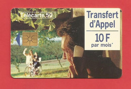 TELECARTE 50 U TIRAGE 2000 000 EX. France Télécom Transfert D'Appel--- X 2 Scan - Telefone