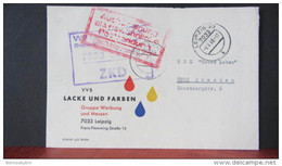 Dienst/ZKD: Fern-Brief Mit ZKD-Kastenst. U. Rotem Stpl "Aushändigung Als Gewöhnl. Postsendung ZKD-Kontrolle 801" 9.9.69 - Centrale Postdienst