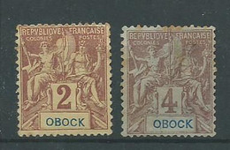 200036971  OBOCK  YVERT Nº  33/4  */MH  (NO GUM) - Nuevos