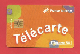 TELECARTE 50 U TIRAGE: 4000 000 EX. France Télécom Télécarte--- X 2 Scan - Téléphones