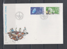 Sweden 1984 Mi 1305-6 FDC Viking Satellite Project - Other & Unclassified