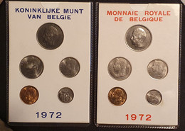 Belgium 1972 FR + VL Set Of 10 Coins (2 Sets Of 5 Coins Each) - Zonder Classificatie