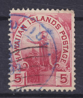 Hawaii 1894 Mi. 58    5c. King König Kamehameha I. Purple Cancel !! - Hawaï