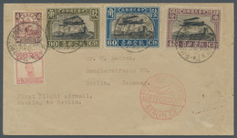 China - Flugpost: 1931, Erstflug Nanking-Shanghai-Manjur-Moskau-Berlin Mit Chinesischem Sonderstempe - Other & Unclassified