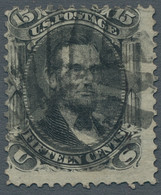 Vereinigte Staaten Von Amerika: 1867, "15 C. Black, Grill F", Used, Very Fresh And Fine, Scott No. 9 - Used Stamps