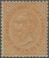 Italien: 1866, 10c. Yellow-orange, Turin Printing, Fresh Colour, Good Centering, Normally Perforated - Nuevos