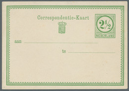 Niederlande - Ganzsachen: 1876 (ca.), Fünf Essays/Probedrucke Für Inlandspostkarte Mit Ziffernzeichn - Material Postal