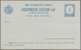 Thematik: Anzeigenganzsachen / Advertising Postal Stationery: 1896 (approx.), Hungaria. Lot Of 3 Dif - Sin Clasificación