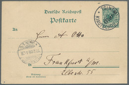 Deutsche Kolonien - Kiautschou - Stempel: 1899, 5 Pfg. Grün, Urkarte: P36I Mit Klarem Seltenen Alten - Kiautchou