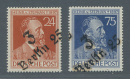 Sowjetische Zone - Bezirkshandstempel - I - Bez. 3 (Berlin): 1948, 24 U. 75 Pf. Stephan Postfrisch M - Otros & Sin Clasificación