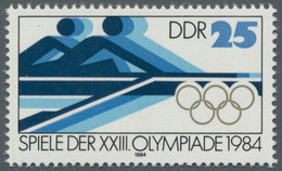 DDR: 1984, Olympische Sommerspiele Los Angeles, Nicht Verausgabte Sondermarke Zu 25 Pf. Postfrisch, - Other & Unclassified