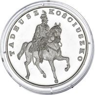 Polen: 1990, 100.000 Zloty-Sonderprägung Mit Text "TADEUSZ KOSCIUSZKO" Und Abbildung Eines Uniformie - Polonia