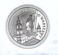 Polen: 1996, 20 Zloty-Sonderprägung "400 Jahre Warschau Als Hauptstadt" Aus 925er Silber In Polierte - Polonia