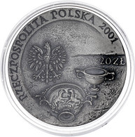 Polen: 2001, 20 Zloty-Sonderprägung Aus 925er Silber Mit Abbildung Der Bernsteinstraße Auf Einer Lan - Polonia