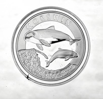 Polen: 2004, 20 Zloty-Sonderprägung Mit Abbildung Zweier Schweinswale (Morswin) Aus 925er Silber In - Polonia