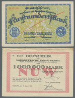 Deutschland - Notgeld - Hamburg: 1917-1923, Sammlung Von über 160 Notgeldscheinen In Einem Album Mit - [11] Local Banknote Issues