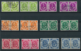 Bundesrepublik Deutschland: POSTHORN; 1951, Partie Mit 16 Waagerechten Und 4 Senkrechten Paaren Sowi - Collections