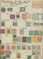 Übersee: 1850-1930, Altes "Schaubek"-Vordruckalbum, Ausgabe 1932, Mit Zusätzlich Blankoblättern Und - Other & Unclassified