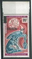 Benin 2009 MNH - The Fox And The Stork DE LA FONTAINE Ovptd 50F - Cv 93$ - Benin - Dahomey (1960-...)