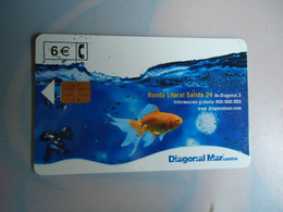 SPAIN  USED CARDS  FISHES 101200 - Peces