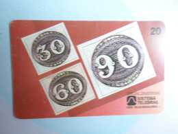 BRAZIL   USED CARDS STAMPS - Stamps & Coins