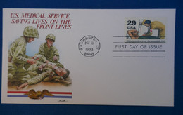 118 USA LETTRE 1993 WASHINGTON IER JOUR AFFRANCHISSEMENT PLAISANT - Storia Postale
