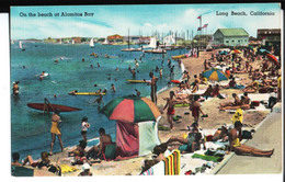 On The Beach At Alamitos Bay. Long Bach, California. A "colourpicture" Publication Boston. - Long Beach