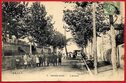 CPA 30 AIGUES-VIVES Gard - L'Avenue ° J.B.E.N.P. - Aigues-Vives