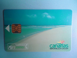 SPAIN   USED CARDS  LANDSCAPES  CANARIAS 350.000 - Landscapes