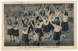 CPA - Scoutisme - Le Salut Des Ames Vaillantes - Le Sourire Toujours - Scoutismo