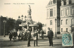 évreux * Place De La Mairie * La Fontaine * Place De La Commune - Evreux