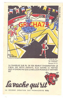 BUVARD - LA VACHE QUI RIT SERIE CIRQUE N° 3 - Leche