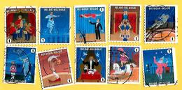 38 - BELGIQUE - 2009 --  Lot  De  10  Timbres N° 3929  Oblitérés  Du  Carnet  N° B105 - Postzegelboekjes 1953-....