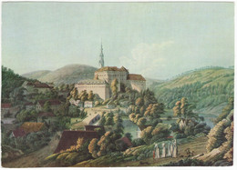 Schloß Weesenstein (Osterzgebirge) - Stich: Carl Wizani 1767-1818 - (Aus Dem Kalender Sächsische Gebirgsheimat 1968) - Weesenstein A. D. Müglitz